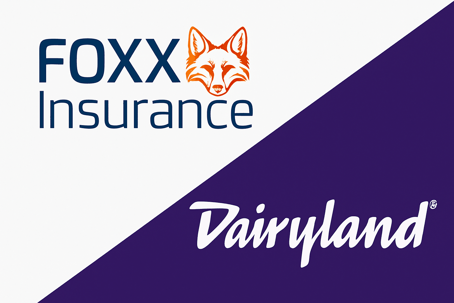 Foxx Insurance and Dairyland FR-44 Florida partner logos